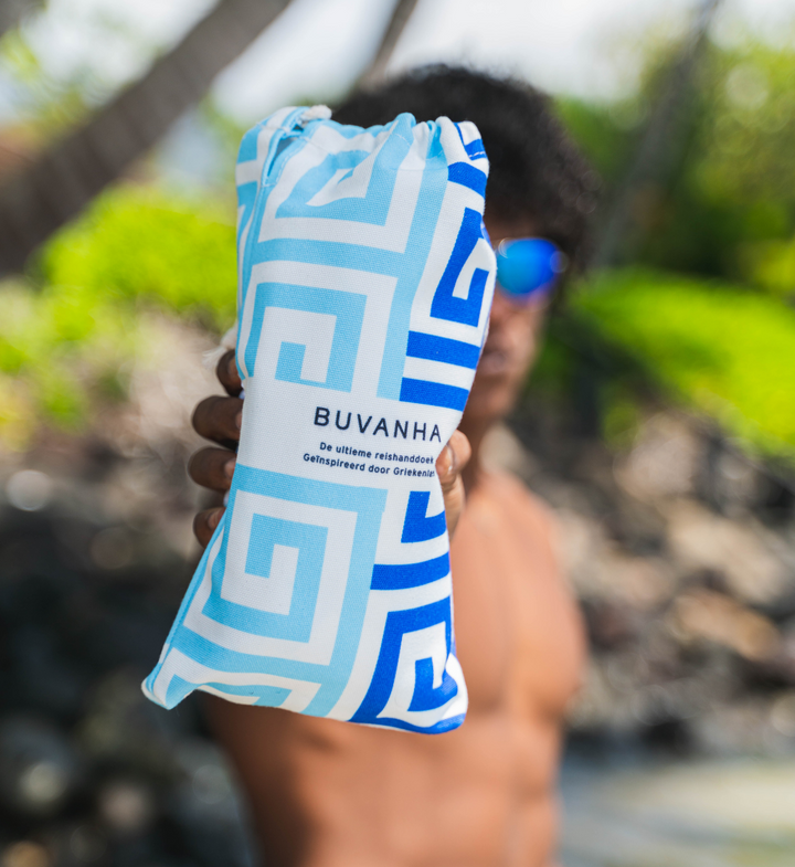 Kleine handdoek om mee te nemen op reis